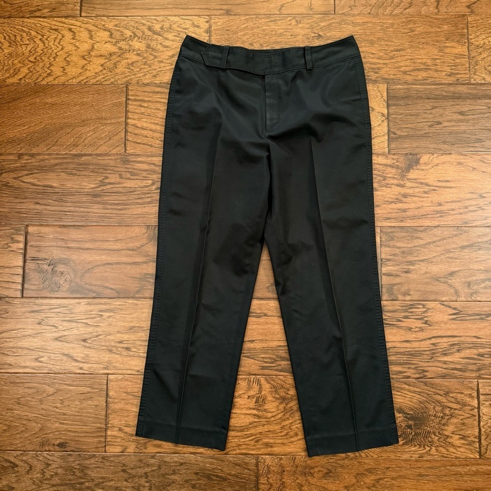 Banana Republic Harrison Stretch Trousers Corporate Sleek Quiet Luxury Black‎ 10